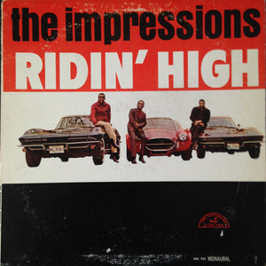 The Impressions - Ridin' High - VG LP Record 1966 ABC-Paramount USA Mono Original Vinyl - Soul / Rhythm & Blues - Shuga Records