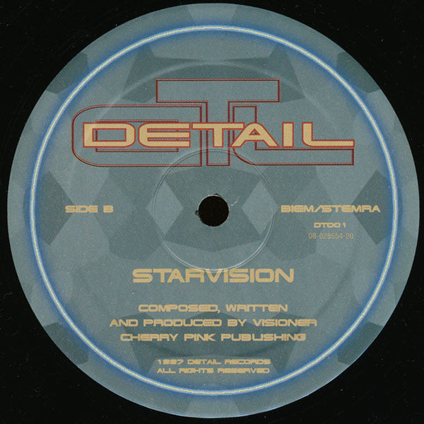 Visioner – Stumpin' Stars / Starvision - New 12" Single Record 1997 Detail Netherlands Vinyl - Trance / Deep House / Leftfield - Shuga Records