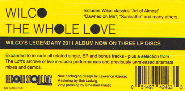 Wilco - The Whole Love Expanded (2011) - New 3 LP Record Store Day Box Set 2024 dBpm RSD Vinyl - Indie Rock