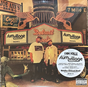 Slum Village - Detroit Deli (A Taste Of Detroit)(2004) - Mint- LP Record Store Day 2024 Ne'Astra Music Clear w/ Orange Splatter Vinyl - Hip Hop - Shuga Records