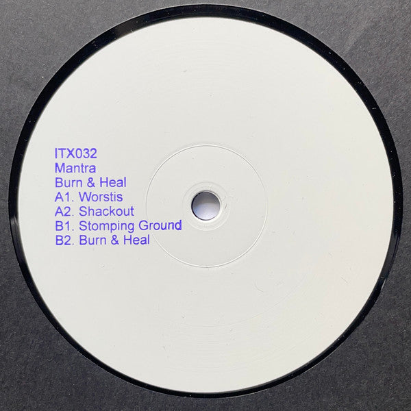 Mantra - Burn & Heal - New 12" Single Record 2024 Ilian Tape Germany Vinyl - Bass Music / Dub / Breakbeat