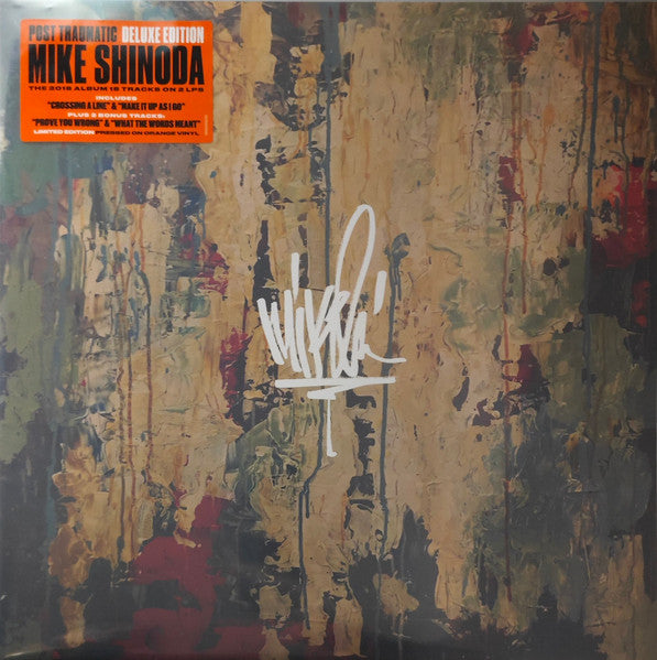 (DAMAGED COVER) Mike Shinoda - Post Traumatic (2018) - New 2 LP Record 2024 Warner Bros Orange Vinyl - Hip Hop / Blue-Eyed Trap / Rock - Shuga Records