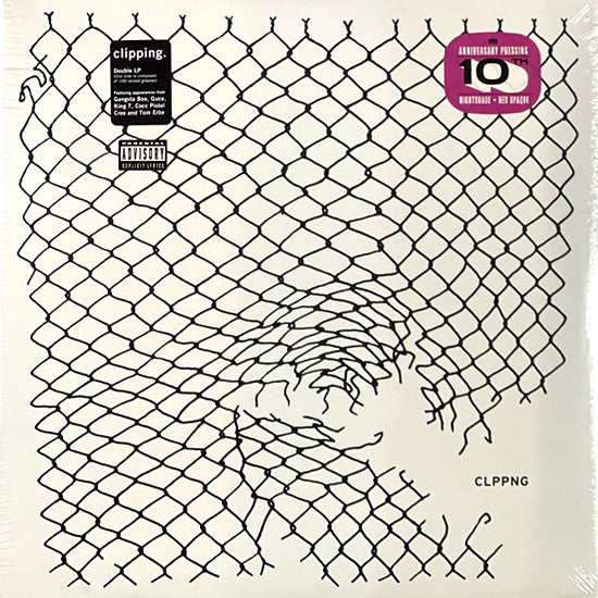 Clipping. - CLPPNG (2014) - New 2 LP Record 2024 Sub Pop Red And Black Swirl Vinyl - Hip Hop / Experimental - Shuga Records