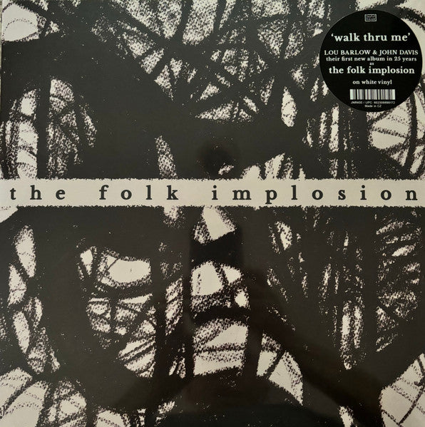 The Folk Implosion - Walk Thru Me - New LP Record 2024 Joyful Noise White Vinyl - Indie Rock / Psychedelic Rock - Shuga Records