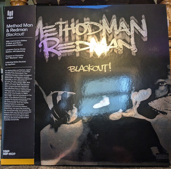 Method Man & Redman - Blackout! (1999) - New 2 LP Record 2024 Def Jam Vinyl Me Please Grey & White Marble Vinyl - Hip Hop