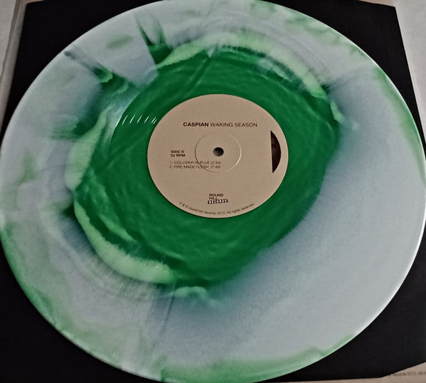 Caspian - Waking Season (2012) - New 2 LP Record 2024 Round Hill Green with White Marble Vinyl - Post Rock - Shuga Records