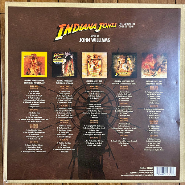 John Williams - Indiana Jones (The Complete Collection) - New 10 LP Record Box Set 2024 Disney 180 gram Vinyl - Score