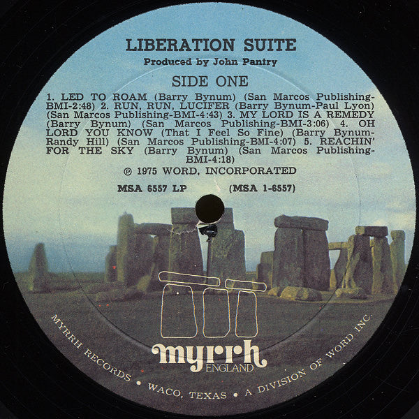 Liberation Suite - Liberation Suite - VG+ LP Record 1975 Myrrh USA Vinyl Classic Rock / Xian