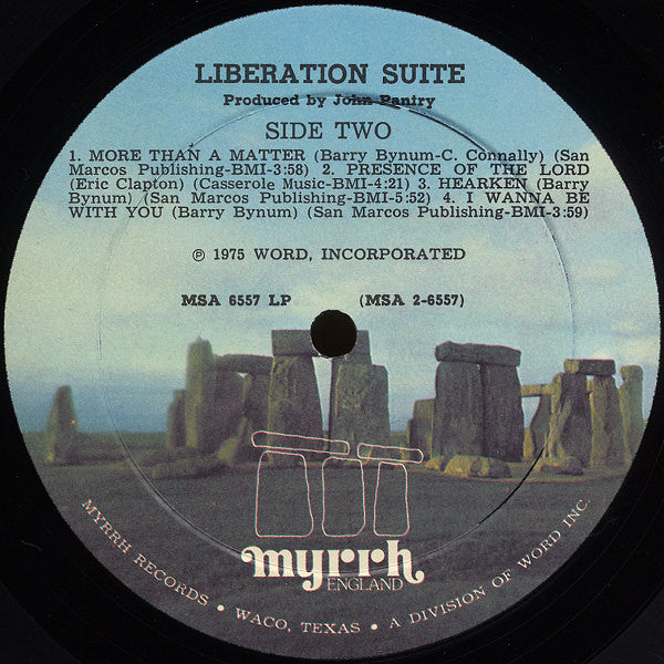 Liberation Suite - Liberation Suite - VG+ LP Record 1975 Myrrh USA Vinyl Classic Rock / Xian