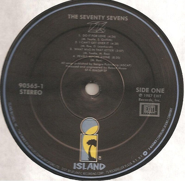 The Seventy Sevens - The 77's - VG+ LP Record 1987 Island Exit USA Vinyl & Press Kit - Alternative Rock / New Wave / Xian