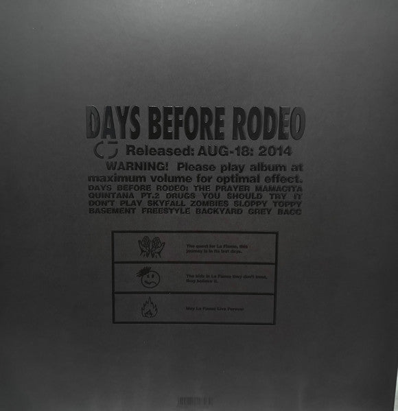 Travis Scott - Days Before Rodeo Mixtape (2014) - New LP Record 2024 Cactus Jack USA Red Vinyl & Bag - Hip Hop / Trap - Shuga Records