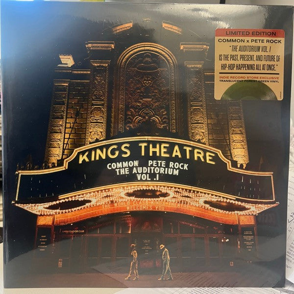 Common x Pete Rock - The Auditorium Vol. 1 - New 2 LP Record 2024 Loma Vista Indie Exclusive Forest Green Vinyl - Hip Hop