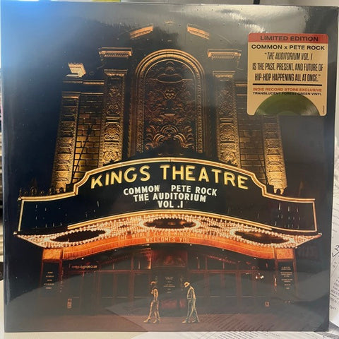 Common x Pete Rock - The Auditorium Vol. 1 - New 2 LP Record 2024 Loma Vista Indie Exclusive Forest Green Vinyl - Hip Hop - Shuga Records