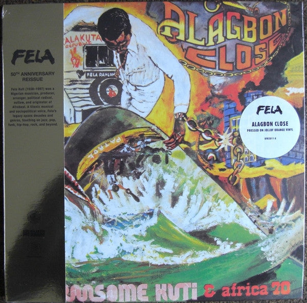 Fela Ransome Kuti & Africa 70 - Alagbon Close (1975)  - New LP Record 2024 Knitting Factory Opaque Orange Vinyl - Afrobeat - Shuga Records