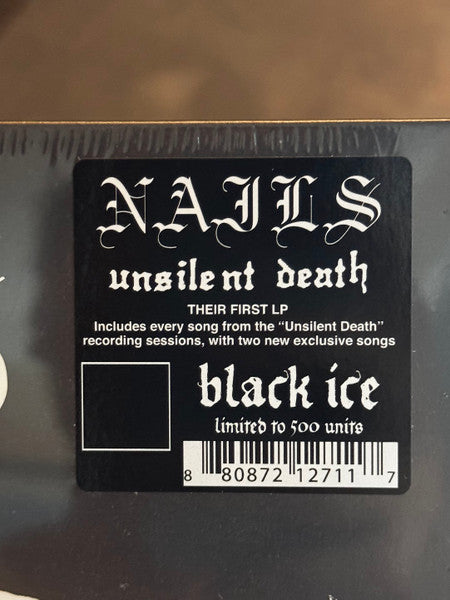 Nails - Unsilent Death (2010) - New LP Record 2024 Southern Lord Black Ice Vinyl - Grindcore / Hardcore / Power Violence - Shuga Records