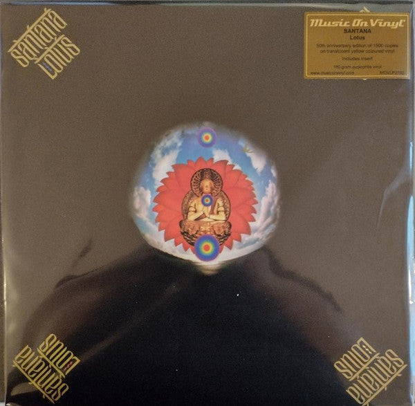 Santana - Lotus (1974) - New 3 LP Record 2024 Music On Vinyl Columbia Artone 180 gram Translucent Yellow Vinyl - Psychedelic Rock / Classic Rock / Latin / Blues Rock - Shuga Records