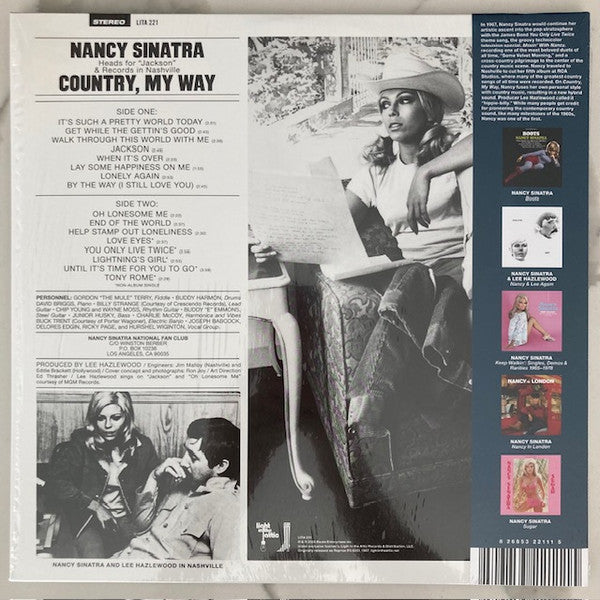 Nancy Sinatra - Country, My Way (1967) - New LP Record 2024 Light In The Attic Blue Bye-Bye Birmingham Vinyl, Booklet & OBI - Pop Rock / Country Rock / Folk Rock - Shuga Records