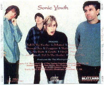 Sonic Youth - Tibetan Power - VG+ CD 1996 Blizzard RecordsCzech Republic RARE Unofficial - Alternative Rock