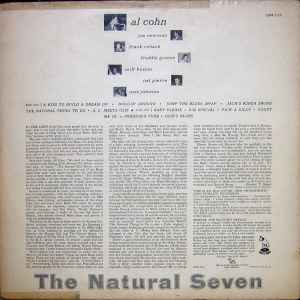 Al Cohn's Natural Seven - The Natural Seven - VG+ LP Record 1955 RCA Victor USA Mono Vinyl - Cool Jazz / Bop