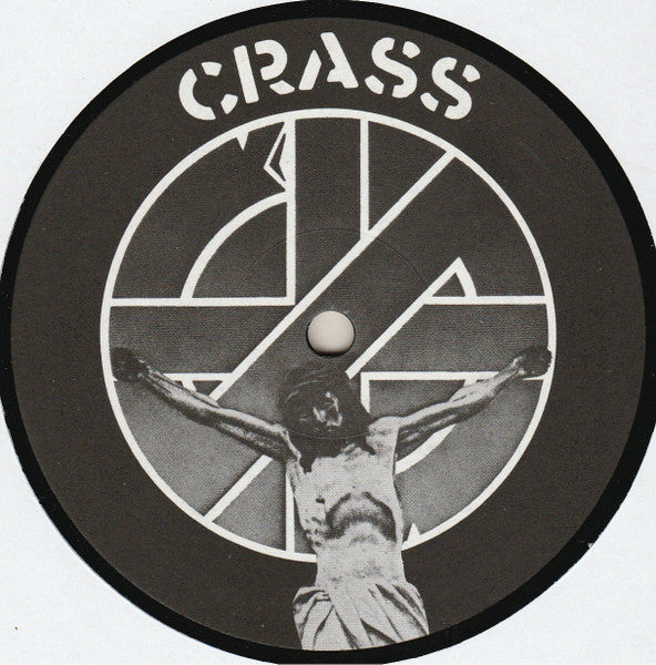 Crass - Christ - The Album / Well Forked - But Not Dead - VG+ 2 LP Record Box Set 1982 Self Released UK Vinyl, Book & Poster - Punk Rock