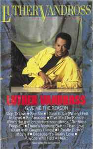 Luther Vandross - Give Me The Reason - Used Cassette 1986 Epic Tape - Soul / Disco