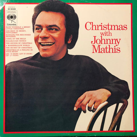 Johnny Mathis - Christmas With Johnny Mathis (1963) - LP Record 1976 Columbia USA Vinyl - Holiday / Pop / Vocal - Shuga Records