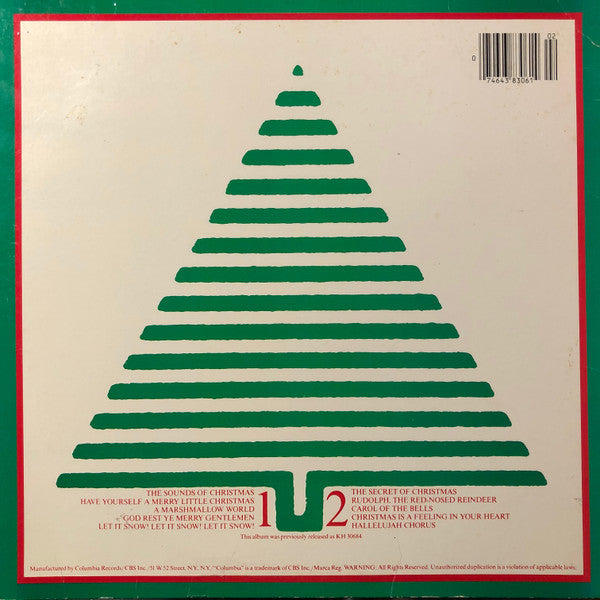 Johnny Mathis - Christmas With Johnny Mathis (1963) - LP Record 1976 Columbia USA Vinyl - Holiday / Pop / Vocal - Shuga Records