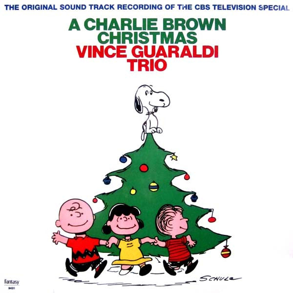 Vince Guaraldi Trio - A Charlie Brown Christmas (1965) - Mint- LP Record (VG Cover) 1988 Fantasy USA Vinyl - Soundtrack / Holiday