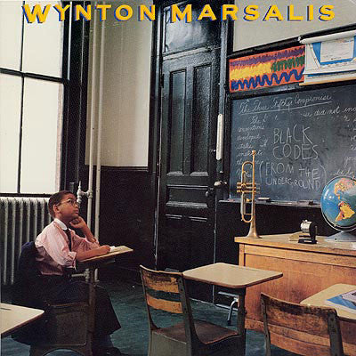 Wynton Marsali - Black Codes - VG+ LP Record 1985 Columbia USA Vinyl - Jazz / Post Bop / Modal