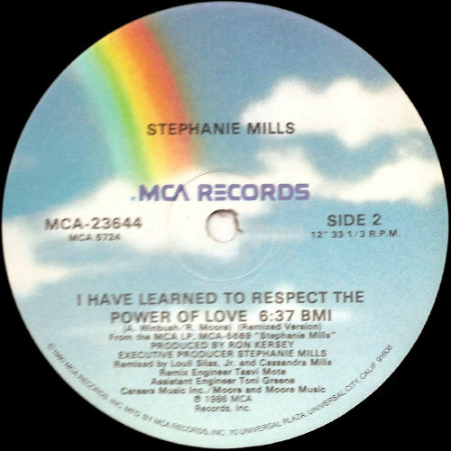 Stephanie Mills - Rising Desire / I Have Learned To Respect The Power Of Love (Remixed Version) - New 12" Single Record 1986 MCA USA Original Vinyl - Synth-pop / RnB / Funk - Shuga Records