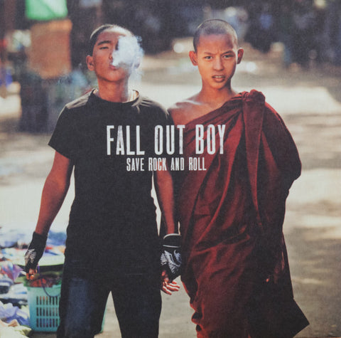 Fall Out Boy - Save Rock and Roll - Mint- 2x 10" LP Record 2013 Crush Music Decaydance Red Vinyl & Insert - Pop Punk / Alternative Rock