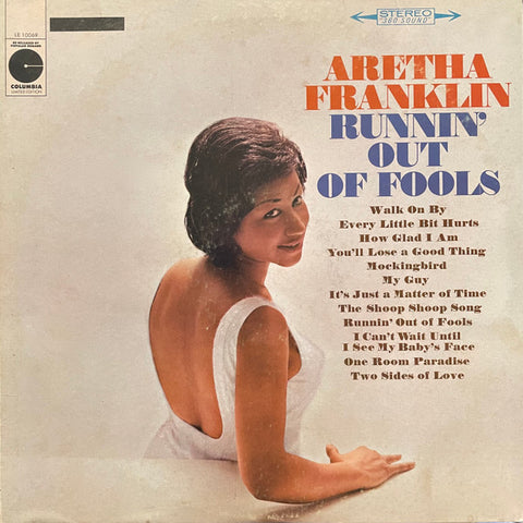 Aretha Franklin – Runnin' Out Of Fools (1964) - Mint- LP Record 1970s Columbia USA Vinyl - Soul / Rhythm & Blues - Shuga Records