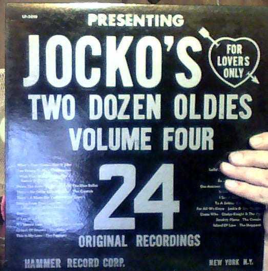 Various - Jocko's Two Dozen Oldies Volume Four - VG LP Record 2024 Hammer USA Mono Vinyl - Doo Wop / Vocal - Shuga Records