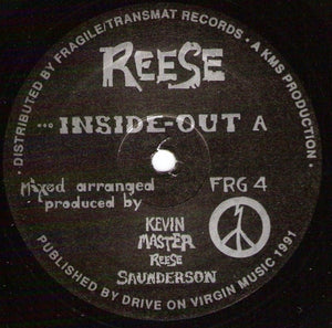 Reese (Kevin Saunderson) - Inside-Out - VG+ 12" Single Record 1991 Fragile USA Vinyl - Techno - Shuga Records