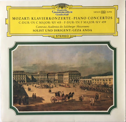 Géza Anda / Camerata Academica Des Salzburger Mozarteums - Mozart Klavierkonzerte - Mint- LP Record 1967 Deutsche Grammophon Germany Original Stereo Tulip Label - Classical