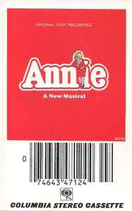 Original Cast - Annie (Original Cast Recording) - Used Cassette 1977 Columbia Tape - Musical