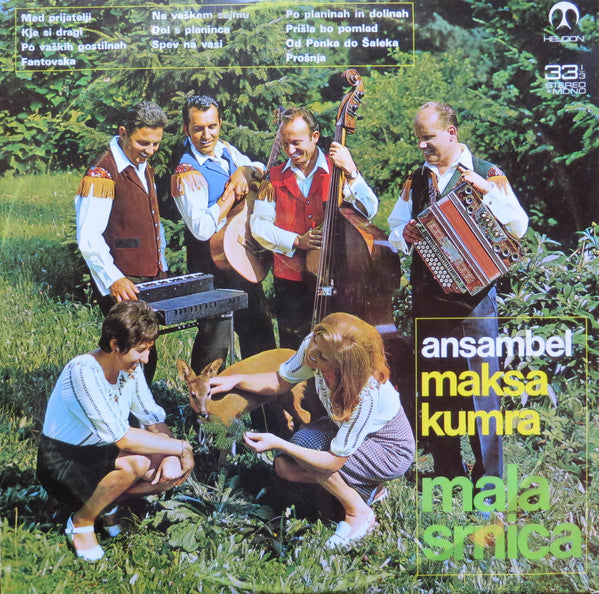 Ansambel Maksa Kumra - Mala Srnica - VG+ LP Record 1970 Helidon Yugoslavia Vinyl - World / Polka