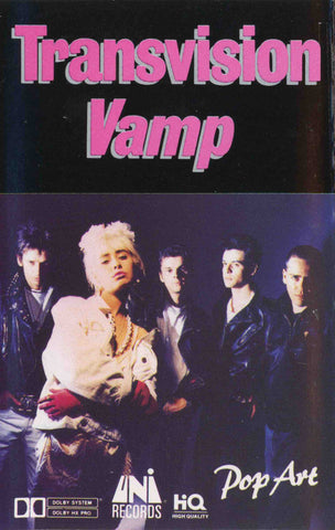 Transvision Vamp – Pop Art - Used Cassette 1988 UNI Tape - Synth-pop / Punk / Pop Rock - Shuga Records