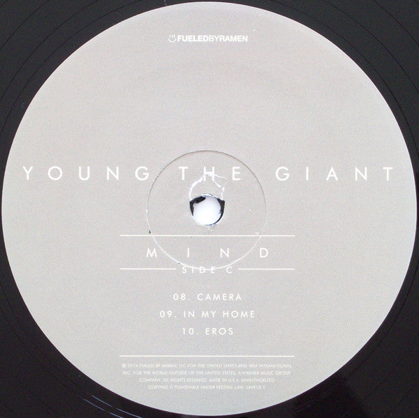 Young The Giant – Mind Over Matter - Mint- 2 LP Record 2014 Fueled By Ramen USA Vinyl & Insert - Alternative Rock / Indie Rock - Shuga Records