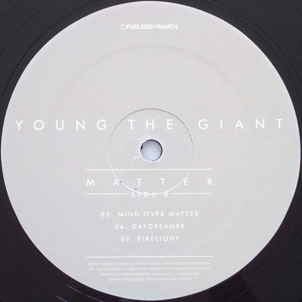 Young The Giant – Mind Over Matter - Mint- 2 LP Record 2014 Fueled By Ramen USA Vinyl & Insert - Alternative Rock / Indie Rock - Shuga Records