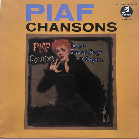 Edith Piaf - Chansons - Mint- LP Record 1963 Columbia Germany Stereo ED1 Original Vinyl - Pop / Chanson