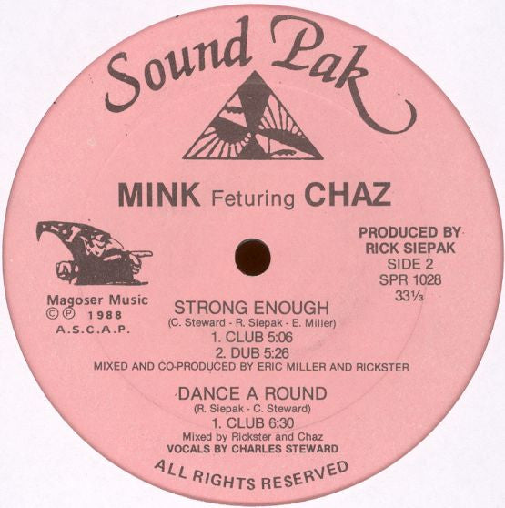 Mink Feturing Chaz – Change Your Mind - VG 12" Single Record 1988 Sound Pak Vinyl - Chicago House