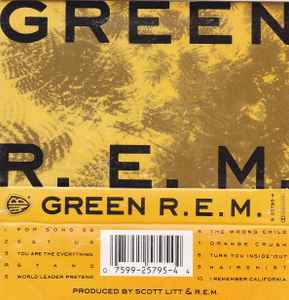 R.E.M. - Green - Used Cassette 1988 Warner Tape - Alternative Rock / Indie Rock