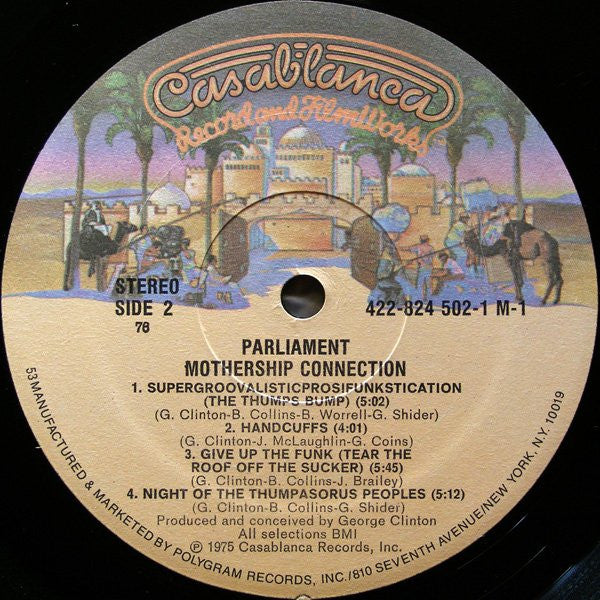 Parliament - Mothership Connection (1975) - VG+ LP Record 1986 Casablanca USA Vinyl - Funk / P.Funk