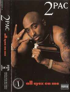 2Pac – All Eyez On Me - Used 2 Cassette 1996 Death Row Tape - Gangsta Hip Hop - Shuga Records