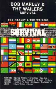 Bob Marley & The Wailers - Survival - Used Cassette 1983 Island Tape - Roots Reggae