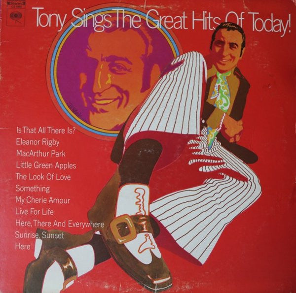 Tony Bennett - Tony Sings The Great Hits Of Today - Mint- LP Record 1969 Columbia USA Original Press 360 Vinyl - Jazz / Big Band / Vocal / Pop