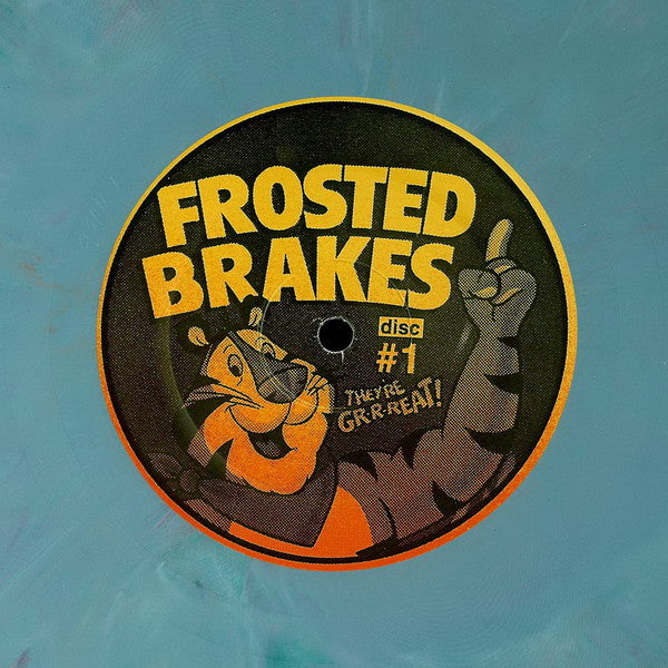 DJ Rectangle - Frosted Brakes Disc #2 - VG+ LP Record Frosted Brakes USA Blue Marbled Vinyl - Hip Hop / DJ Battle Tool / Breaks - Shuga Records