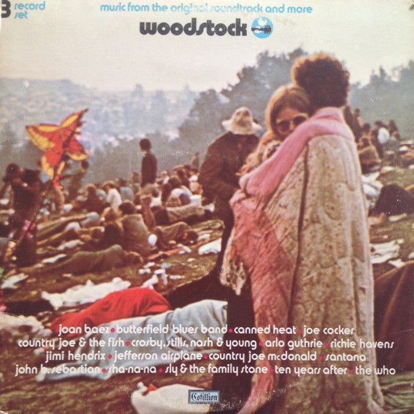 Various - Woodstock - Music From The Original Soundtrack And More - VG 3 LP Record 1970 Cotillion USA Vinyl - Rock / Soul / Folk / Psychedelic / Funk / Blues Rock / Country Rock - Shuga Records