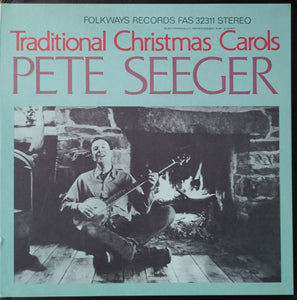 Pete Seeger - Traditional Christmas Carols - VG+ LP Record 1967 Folkways USA Original Vinyl & Booklet - Folk / Holiday - Shuga Records